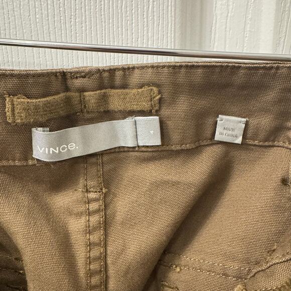 Vince Womens Cargo Jogger Pants Size 4 Green/Brown Military Slouchy Utility - Picture 4 of 8
